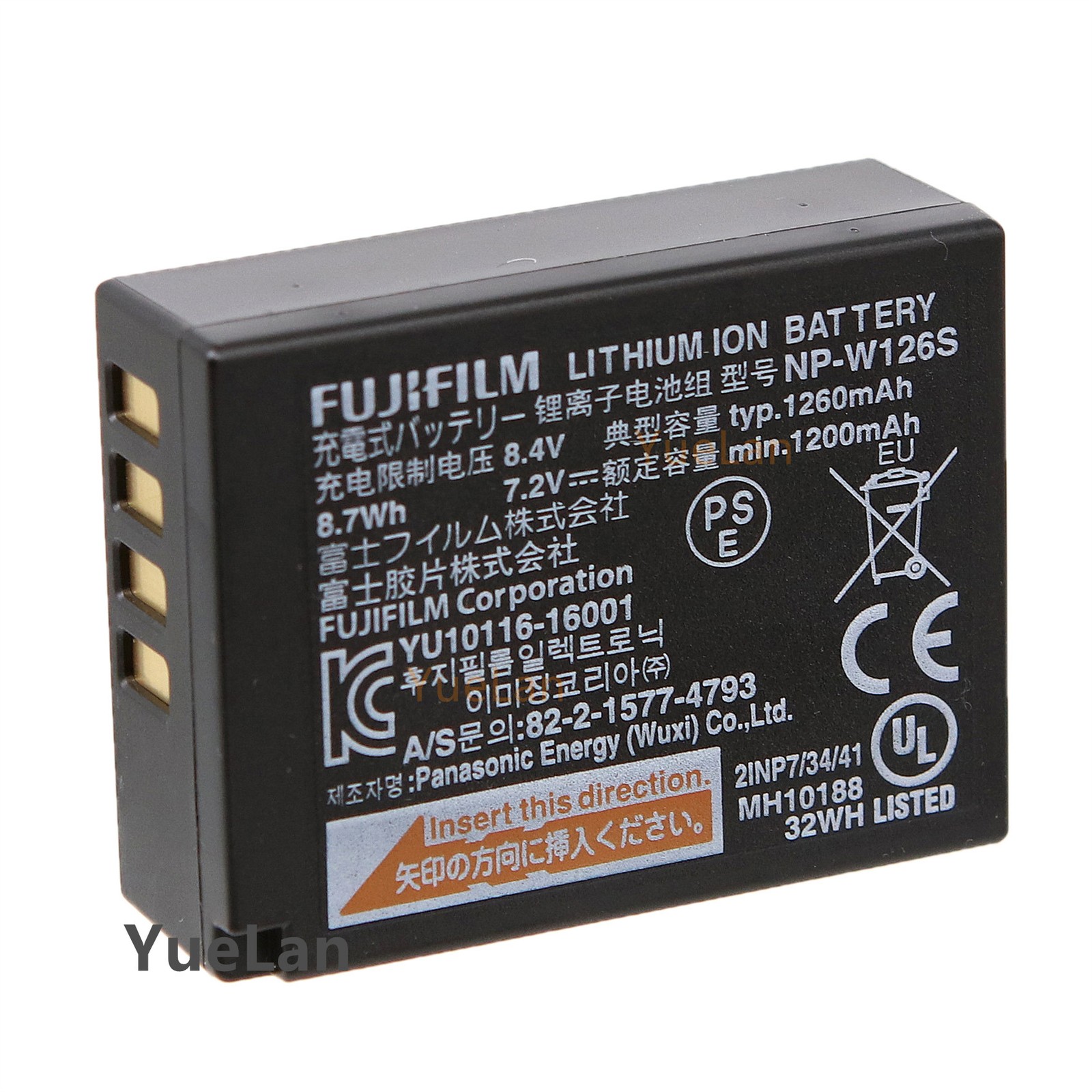 Original NP-W126S Battery For Fujifilm X-T1 T2 T3 T10 T20 T30 T100 T200 H1 M1