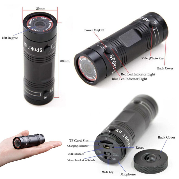 Shotgun Gun Camera HD 1080P Action Video Camcorder For Clay Shooting Hunting