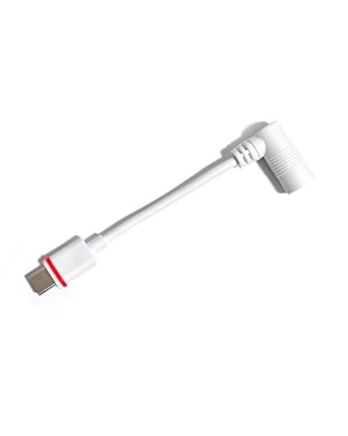 Barrel Plug to USB-C Adapter for Ring USB-C Cameras DC35 Female to Type C Male