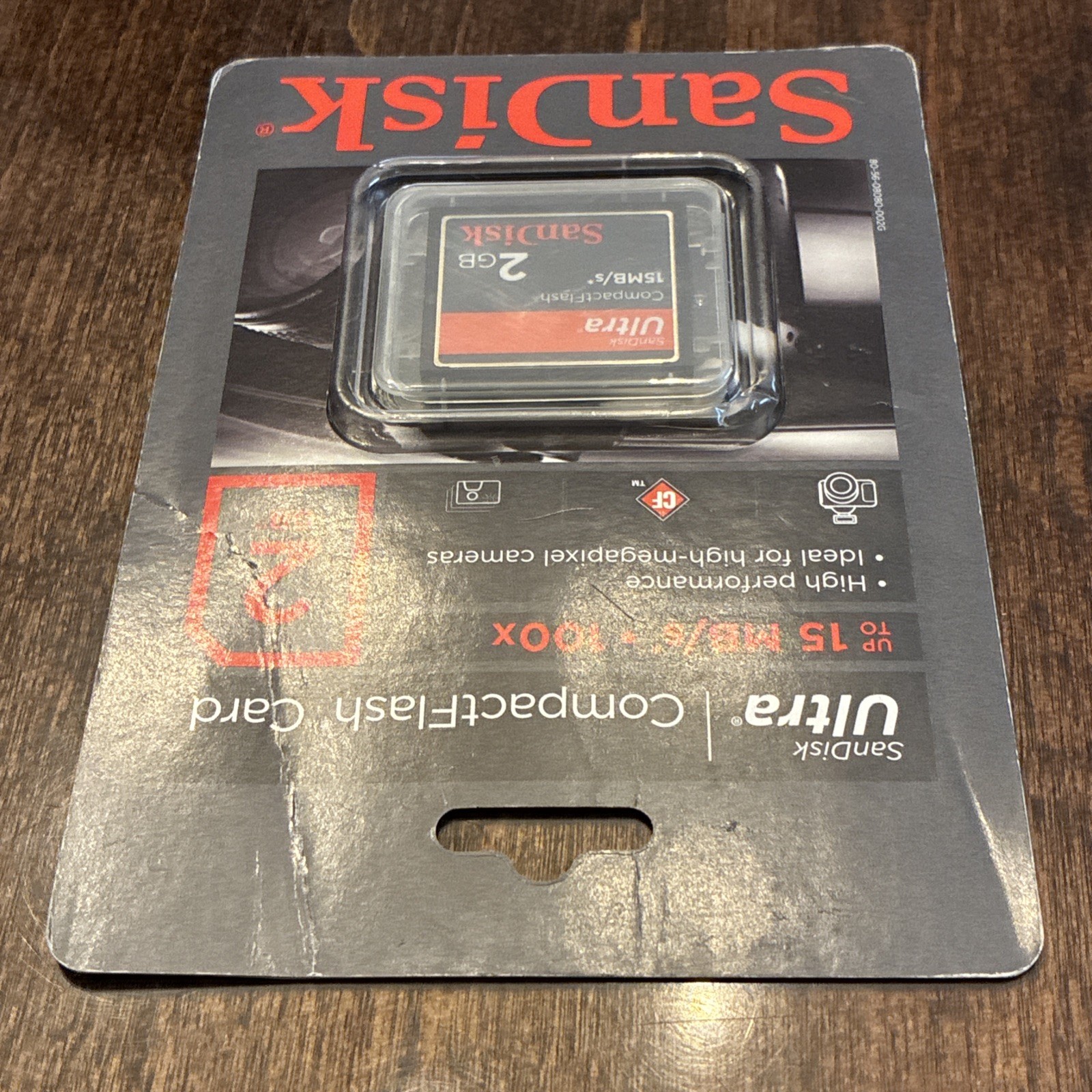 SanDisk Ultra 2GB CompactFlash I Card – SDCFH-002G-A11 New Old Stock