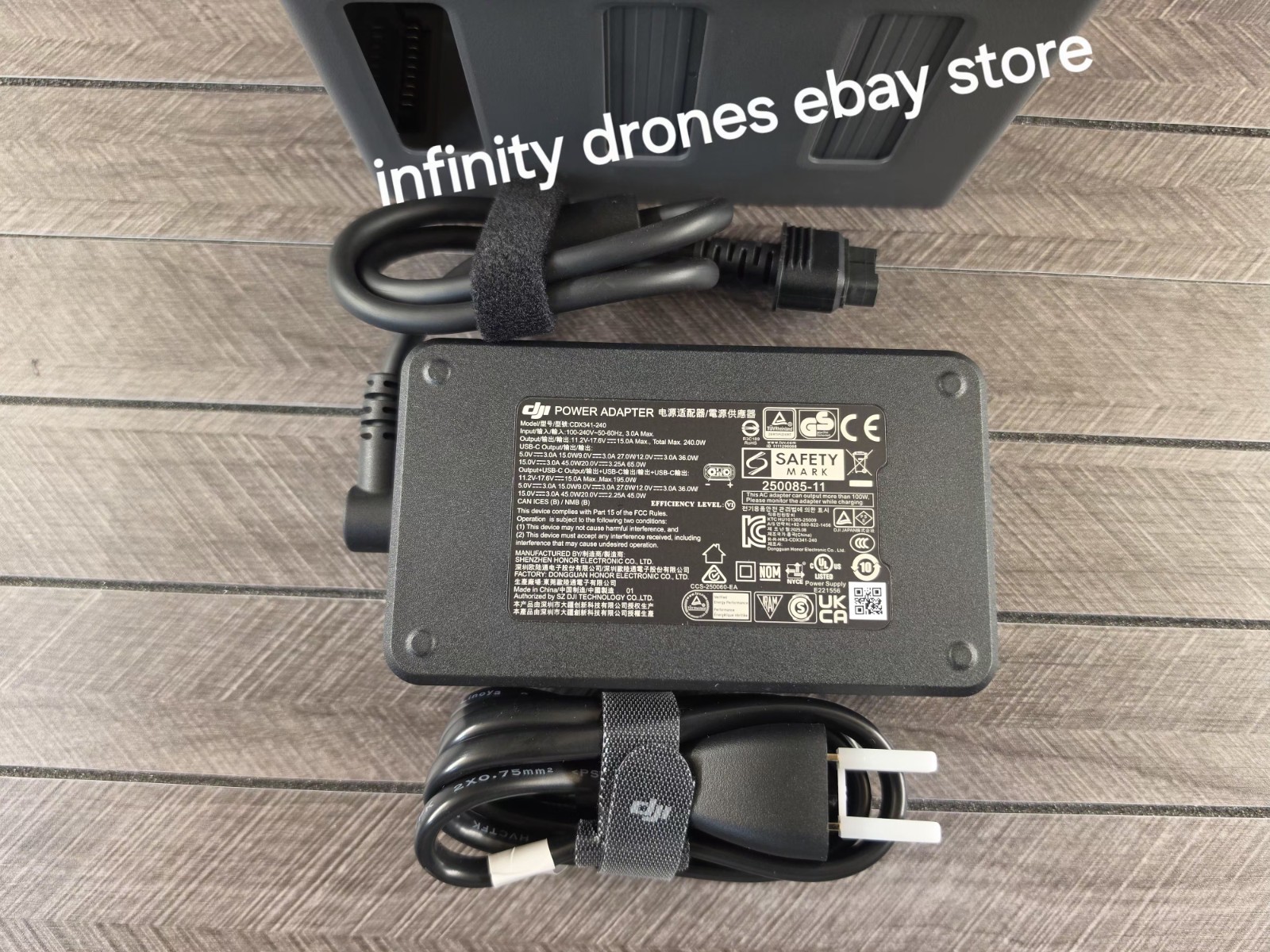 DJI Mavic 4 Pro 2x Battery and Parallel Charger Hub 240W Desktop Power Charger