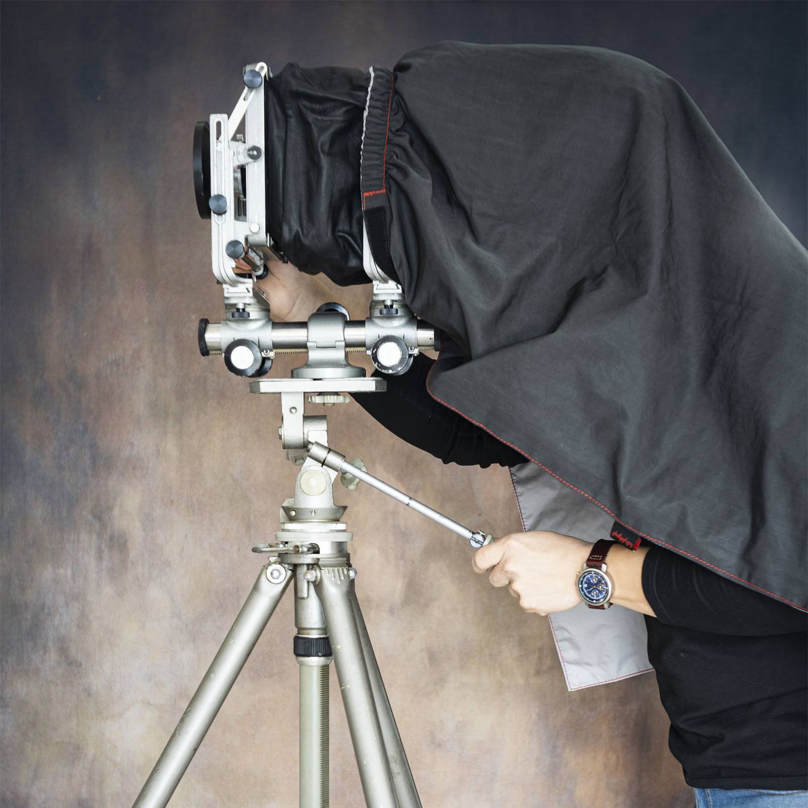 Professional Shade Dark Cloth Focusing Hood For 4×5 Large Format Camera Wrapping
