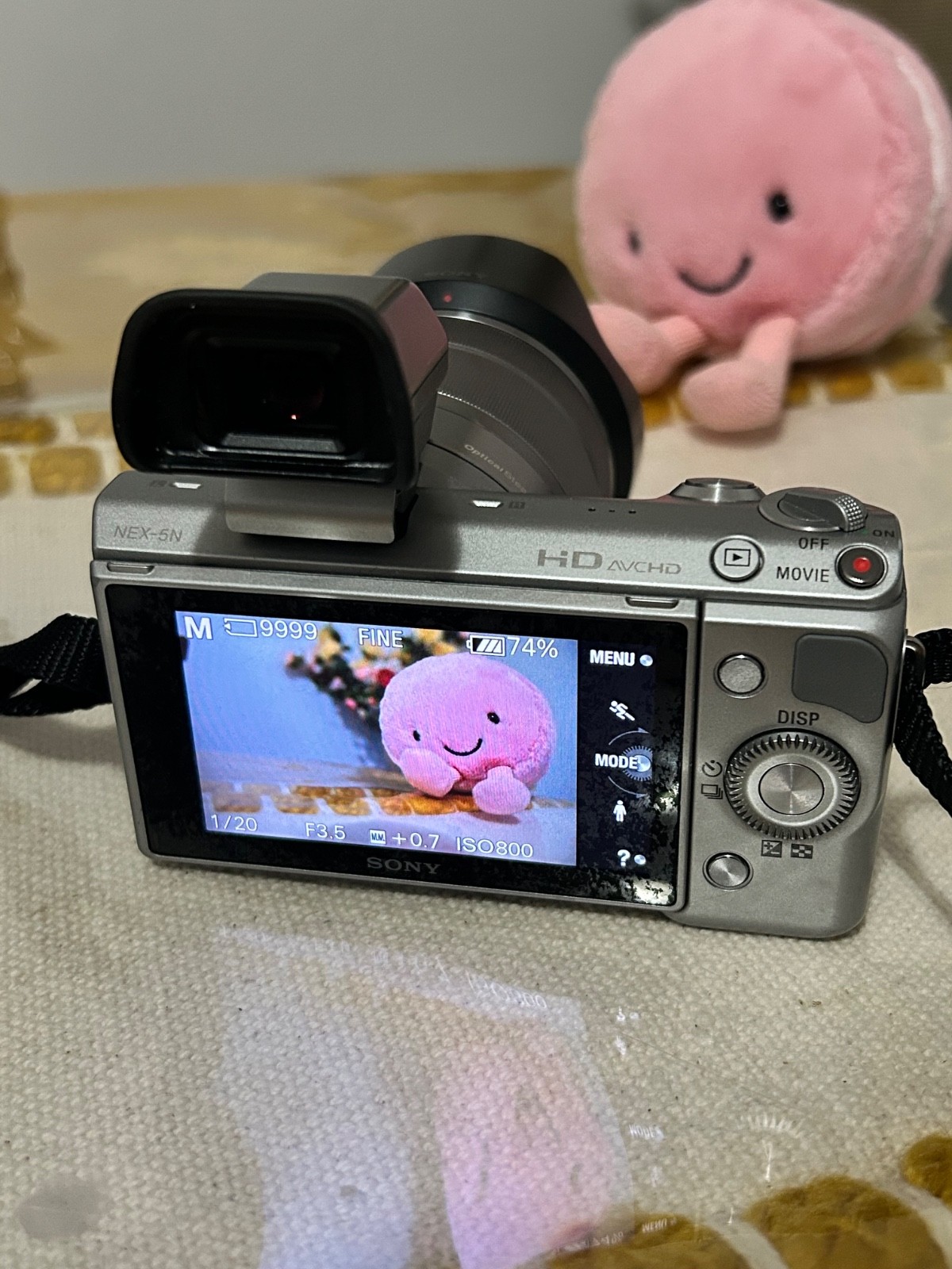 Complete Sony NEX-5N Kit – 18-55mm Lens, OLED Viewfinder, Flash, Charger, Bag