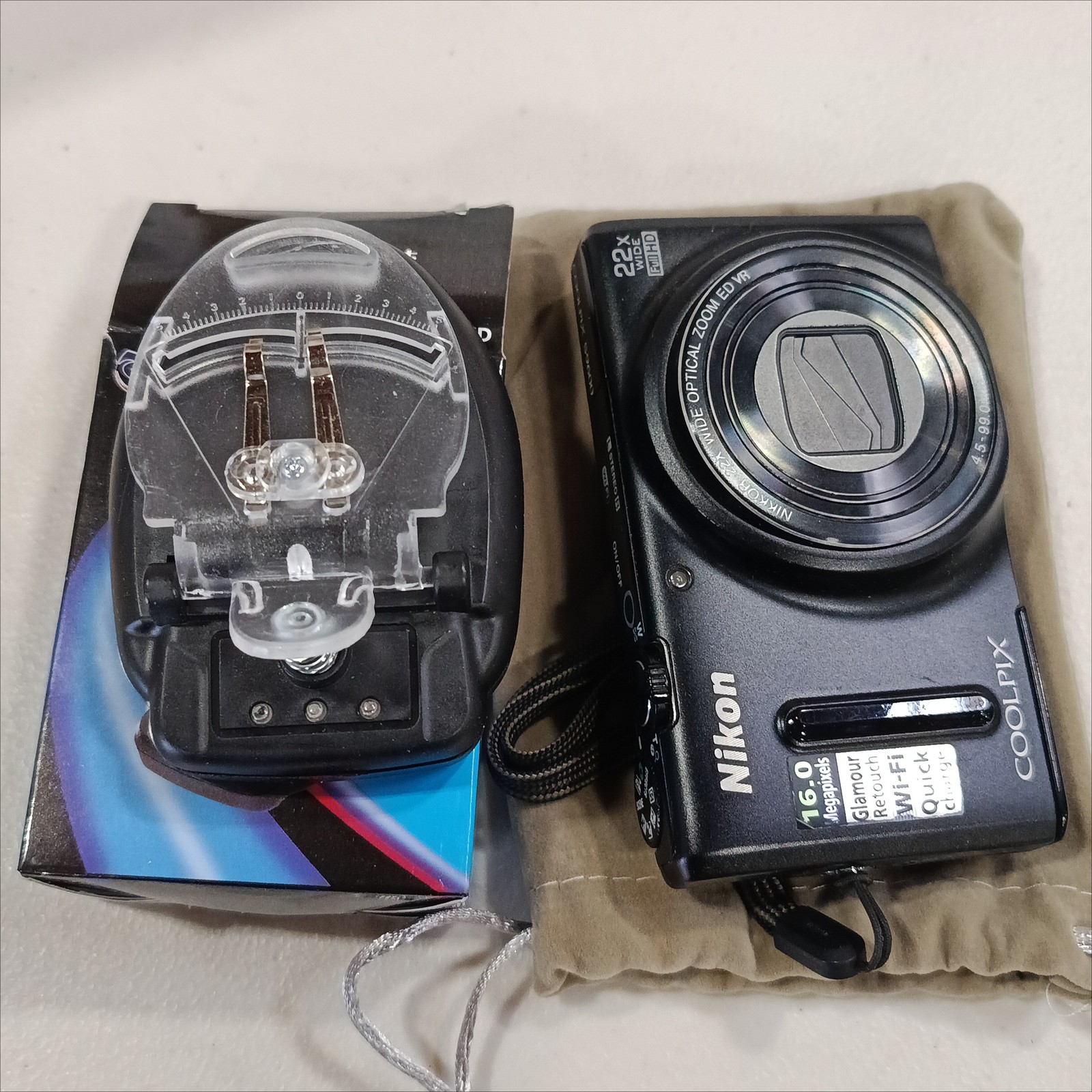 Nikon COOLPIX S9600 Digital Camera 16 MP 22x Optical Auto Focus Black 95% new