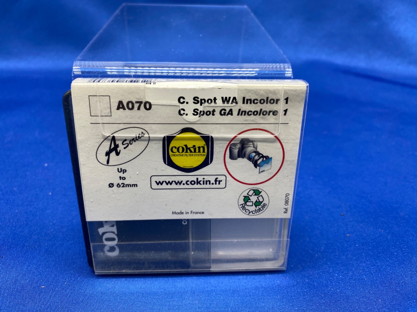 Cokin filter size A 070 C.Spot WA Incolor 1, new in original hard case and pack