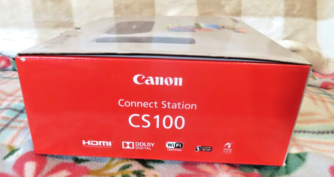 CANON Connect Station CS100 Photo Video Hub 1TB Storage Open Box