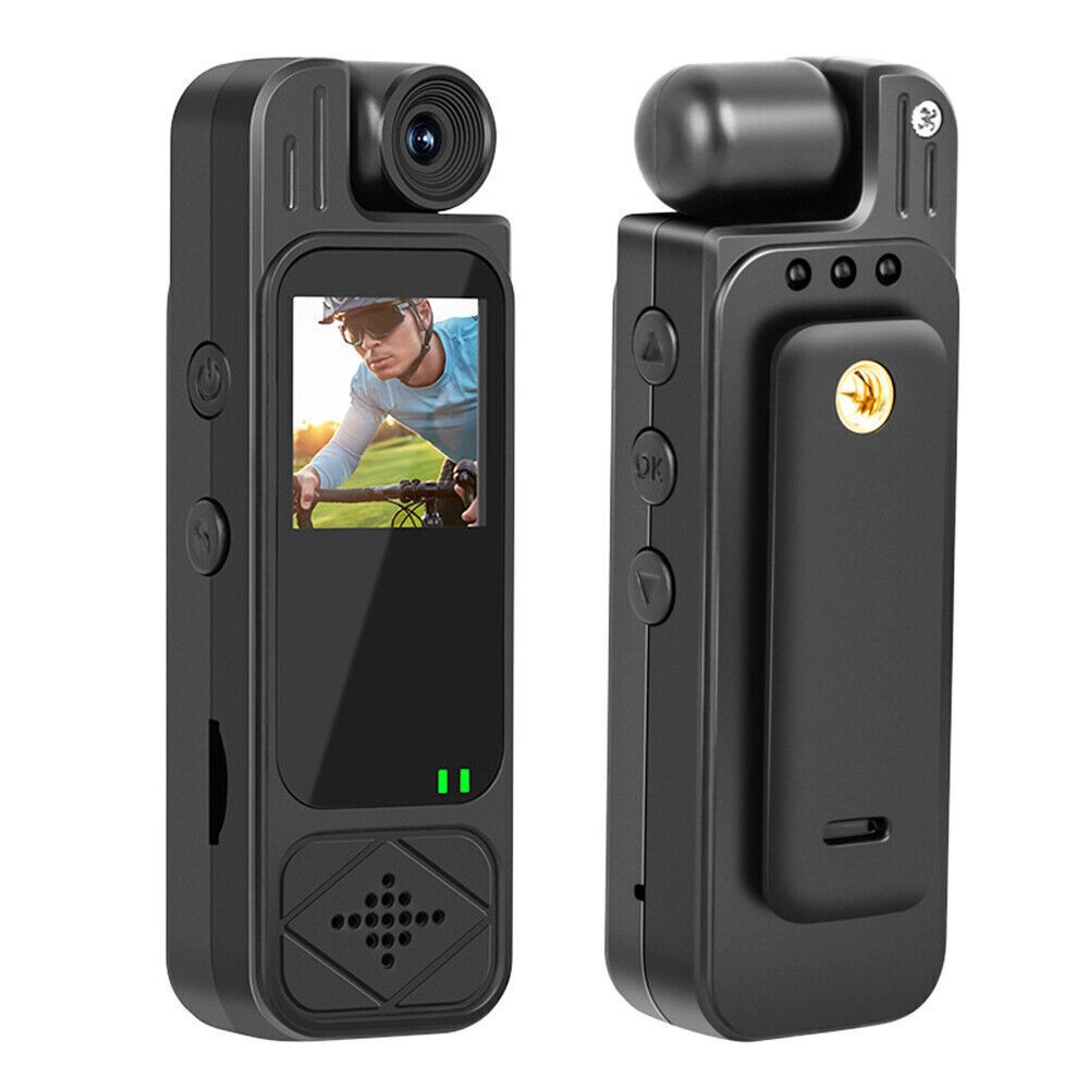 20 Hour 1080P Camcorder Mini Police Body Camera HD 180° Video DVR IR Night Cam