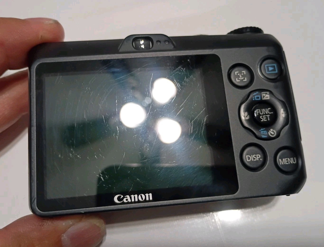 Canon PowerShot A1200 12.1MP 4x Optical Zoom Digital Camera Black Tested Works