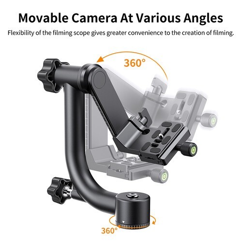 K&F Concept Gimbal with arca type QR