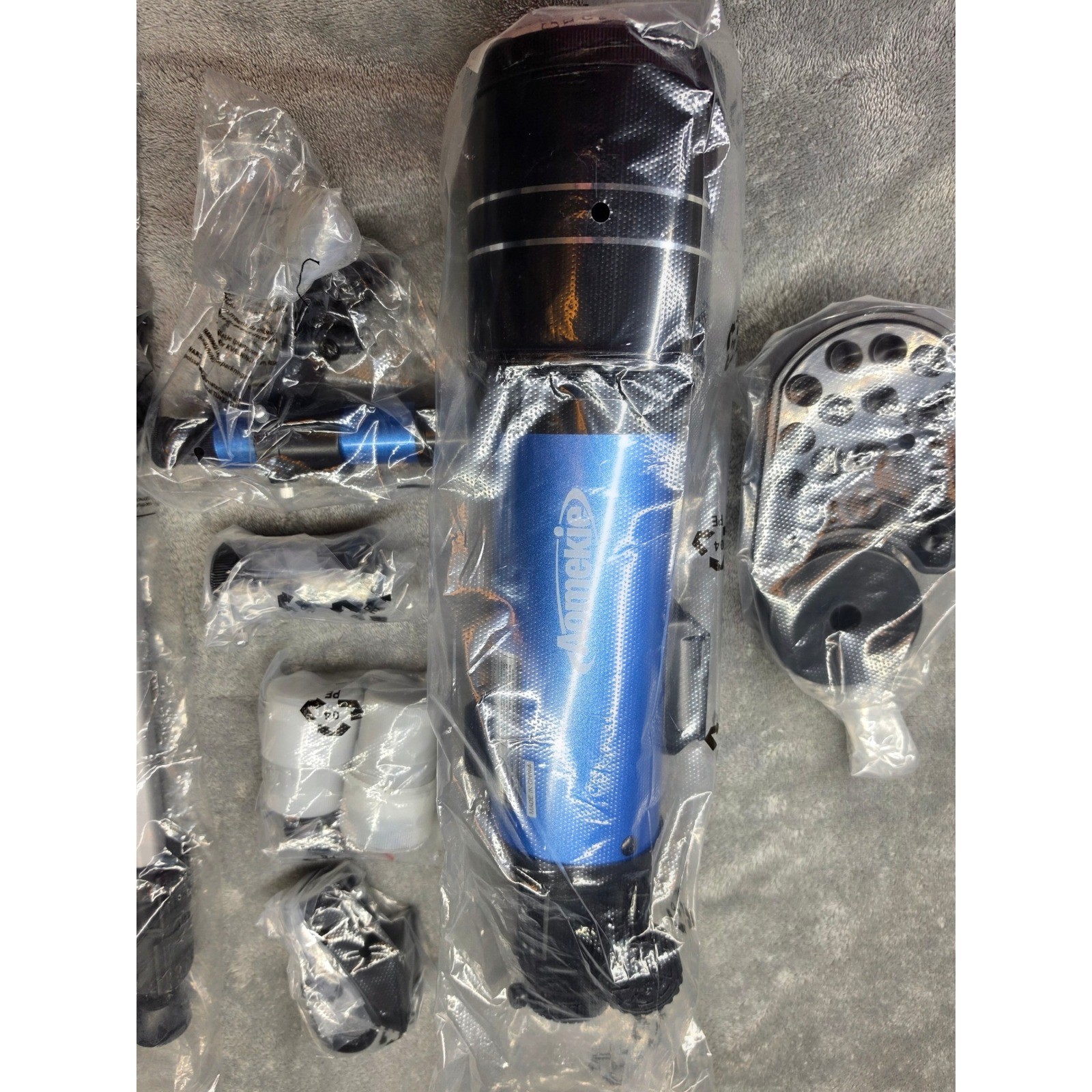 Aomekie 400x700mm Astronomical Telescope with Tripod and Backpack Blue Black