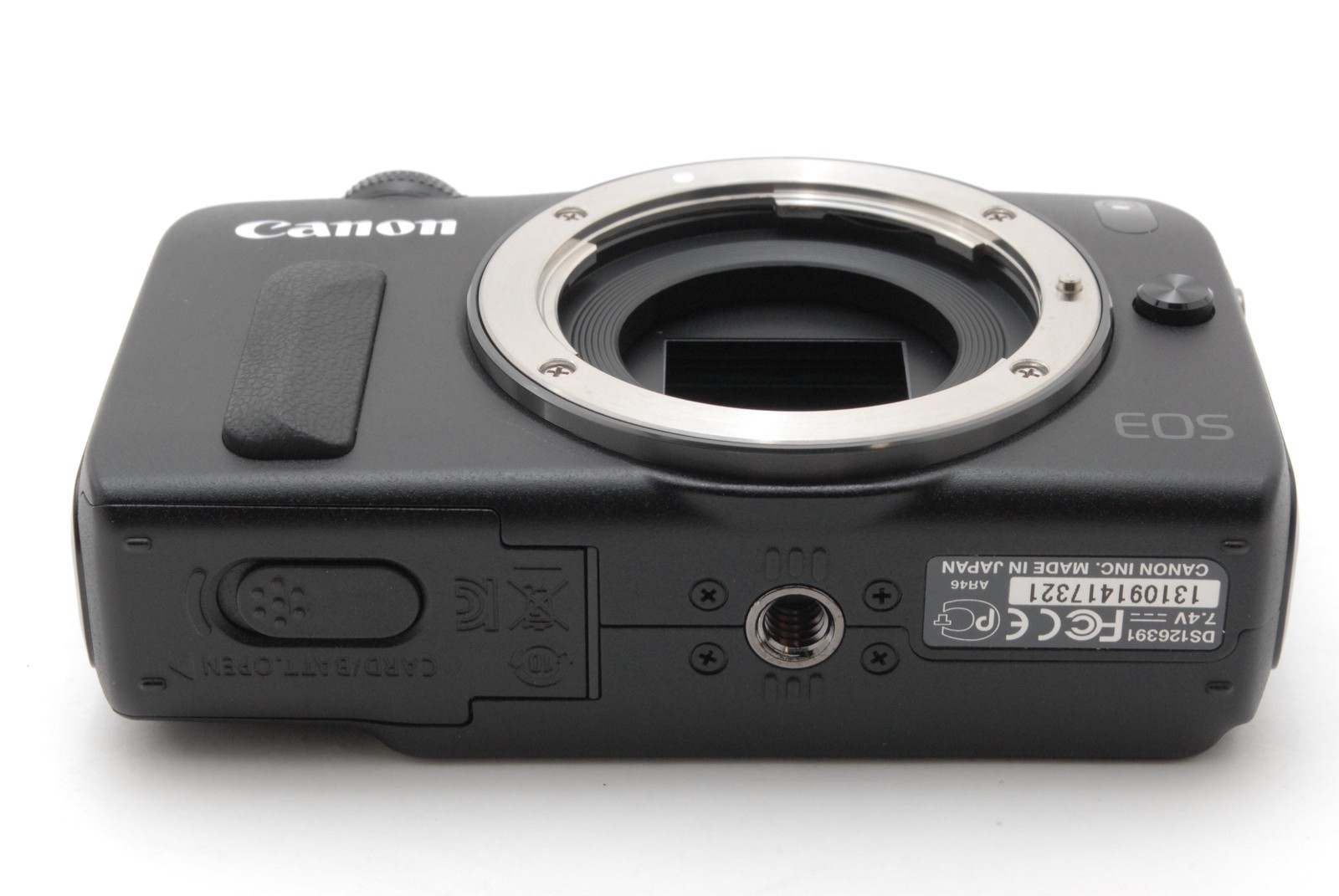 ⏯️ [MINT]Canon EOS M 18.0MP Mirrorless Digital Camera black + 18-55mm lens JAPAN