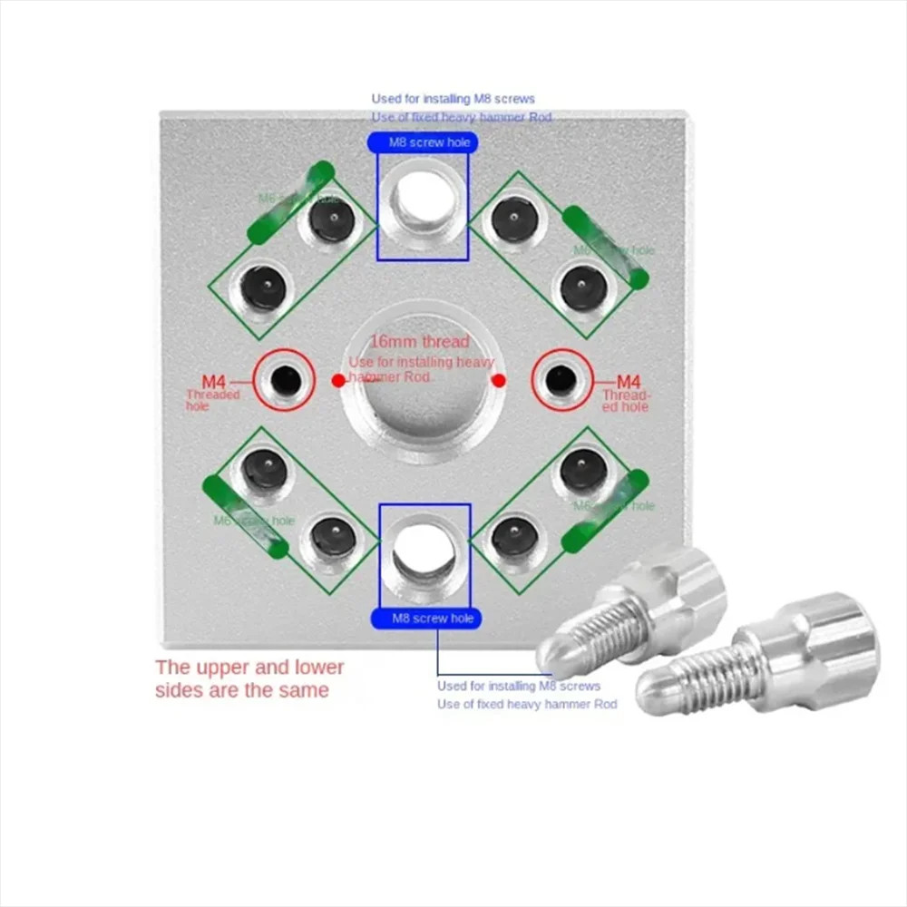 Dovetail Groove Three-axis Balance System Balance Weight Hammer Rod Stainless