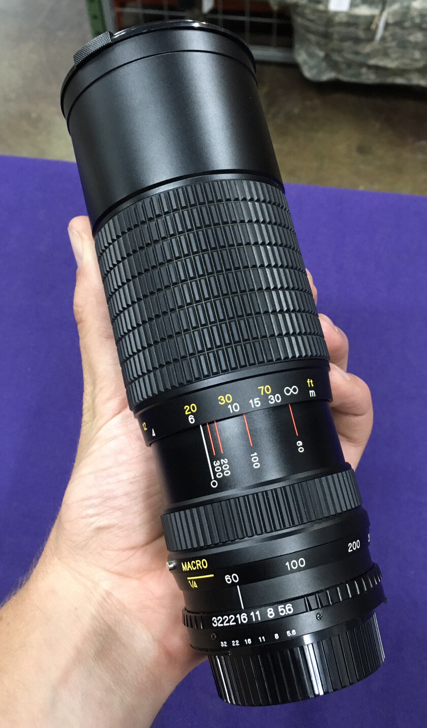 Osawa MC Macro 1:5.6 60-300mm Lens Made In Japan For Nikon w/ Bag!