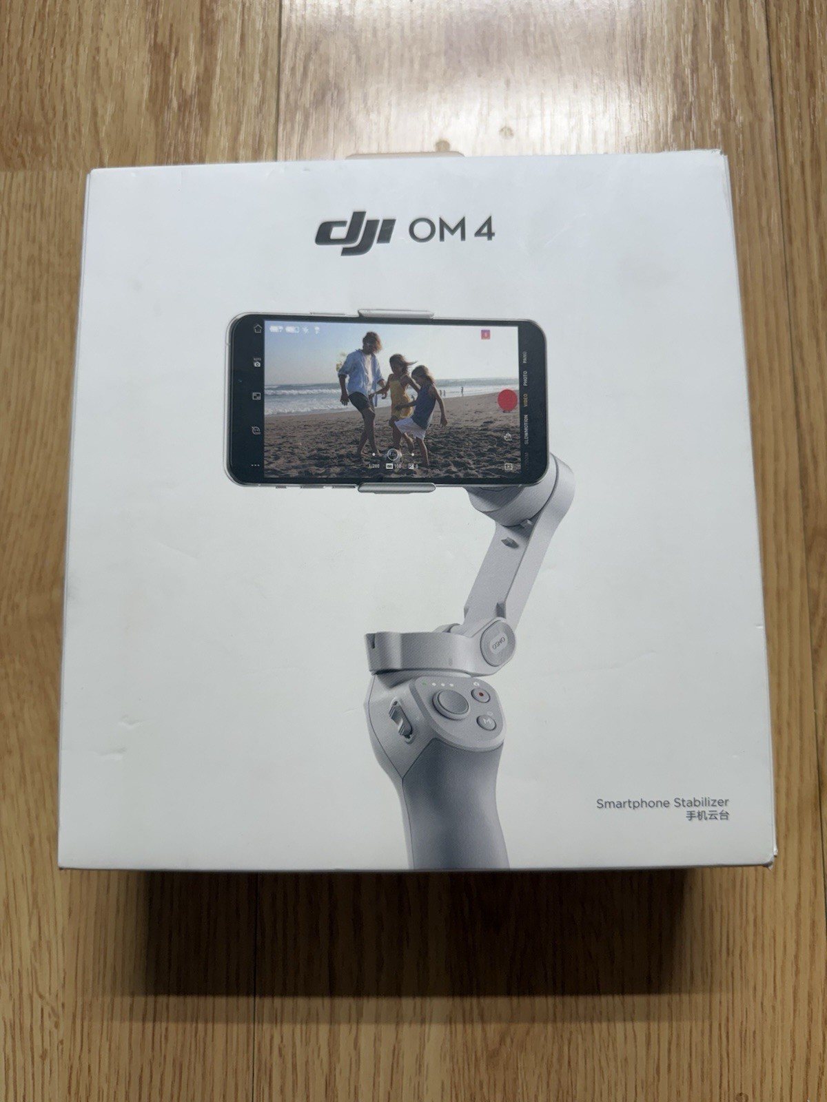 DJI OM 4 3-Axis Smartphone Gimbal Stabilizer with Tripod, Magnetic Design