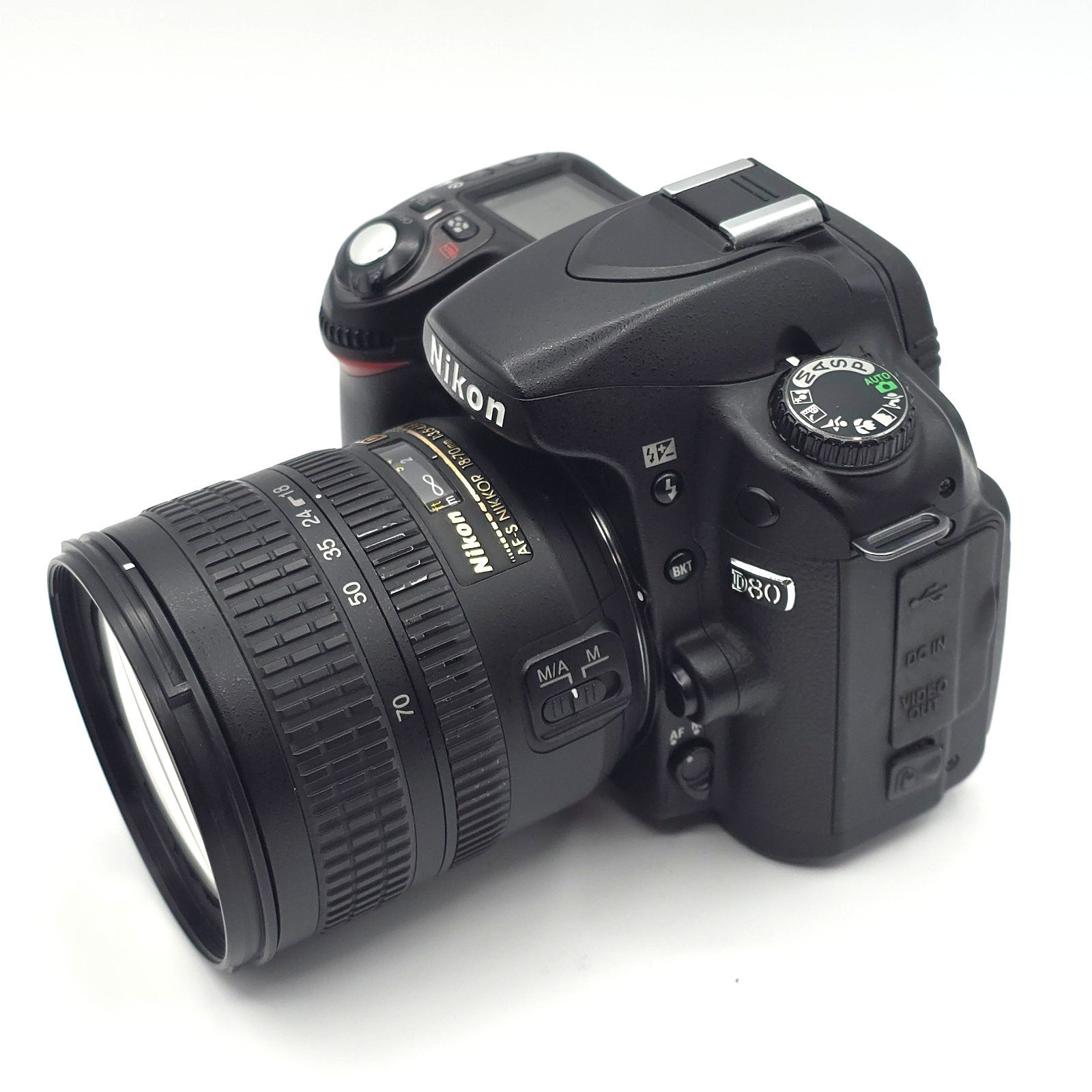 Nikon D80 10.2 MP Digital SLR Camera AF-S DX 18-70 mm [Excellent+3] from Japan