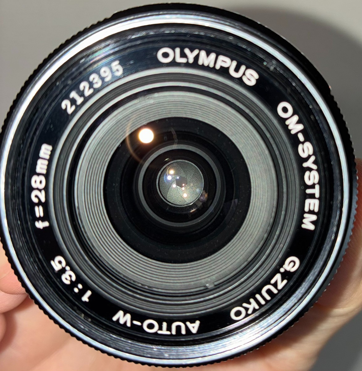 Prism Clear! 【Almost MINT】 Olympus OM-2 Black SLR Camera 28mm F3.5 From Japan