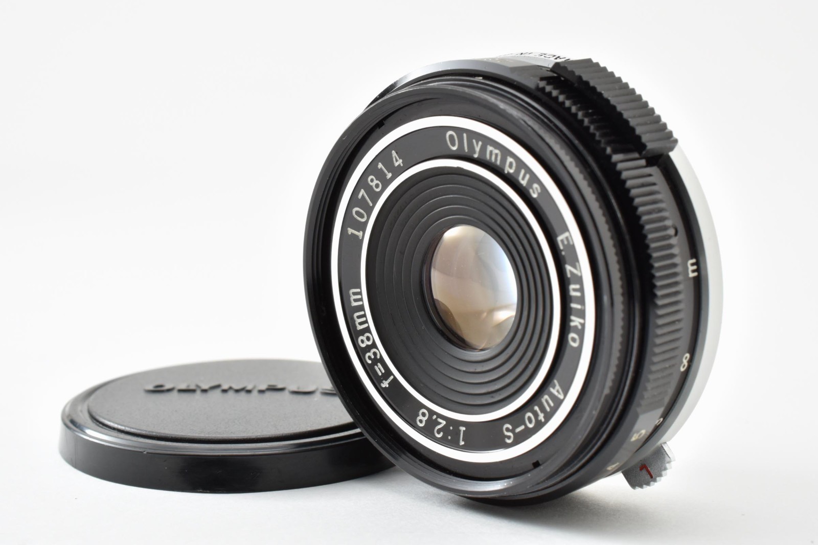 [Mint] Olympus E.Zuiko Auto-S 38mm F2.8 Pancake lens from Japan #800