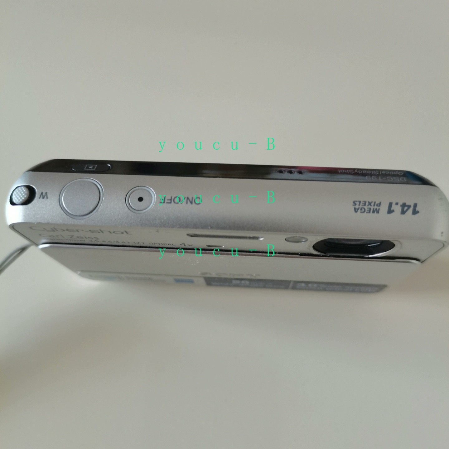 SONY Cyber Shot DSC-T99 CCD 14.1MP 4x Optical Zoom Digital Camera-Silver
