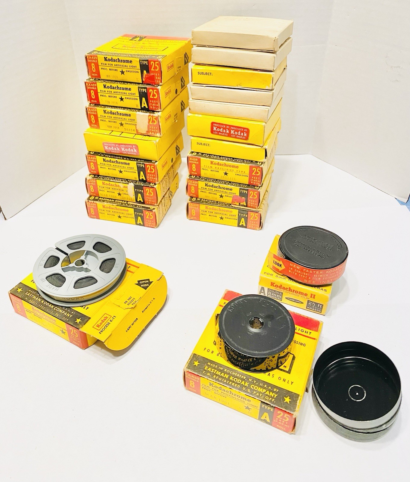 Lot Of 20 1950s Kodachrome 8mm Reels Dysneyland, UCLA Volleyball + More