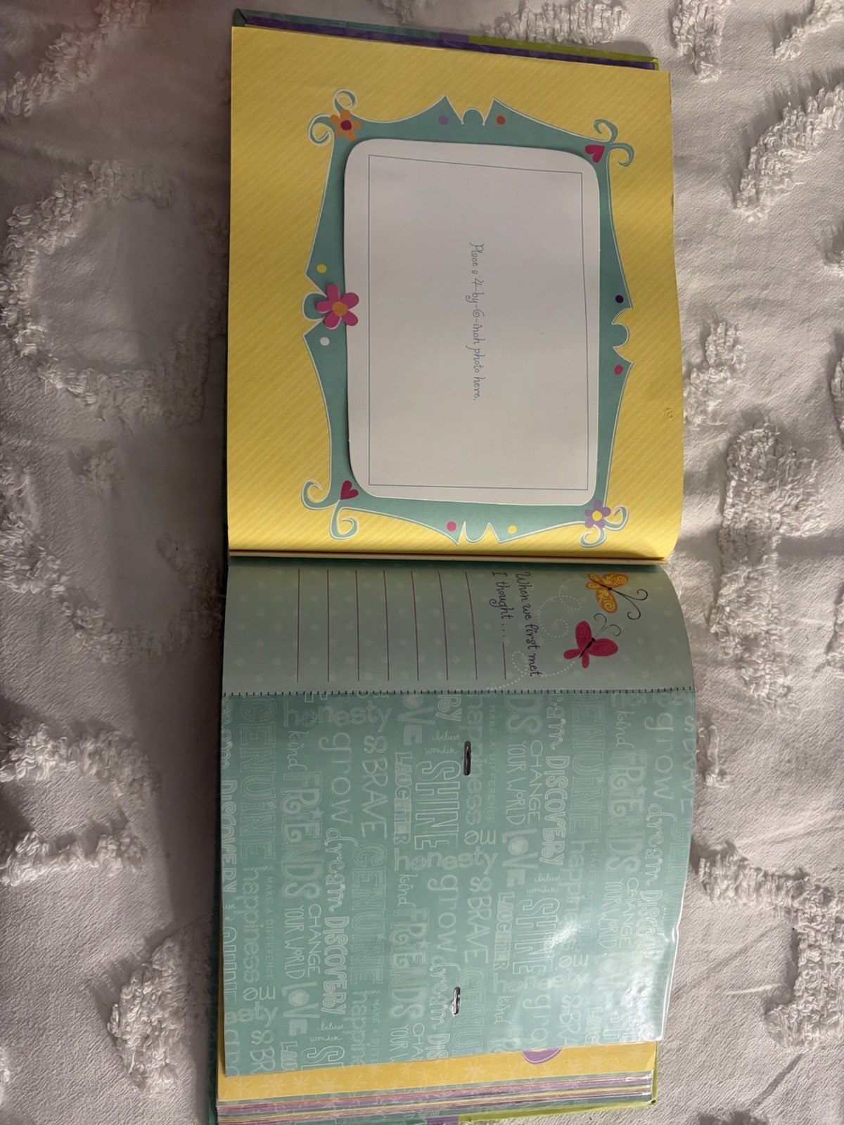 American Girl Friends Slip-in Photo Album 4×6 Multicolor Book Bound