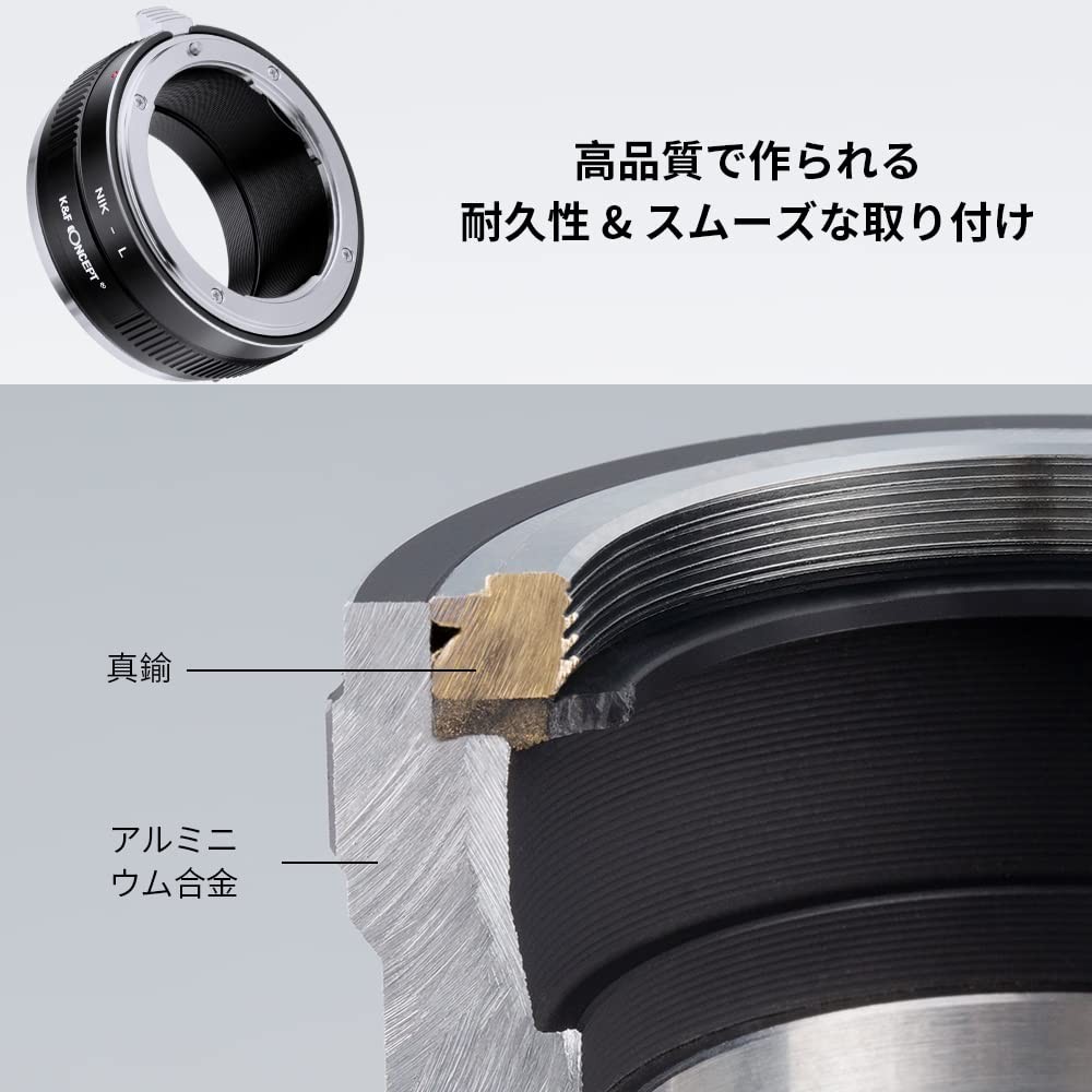 Lens mount adapter NIK-L manual focus Nikon compatible
