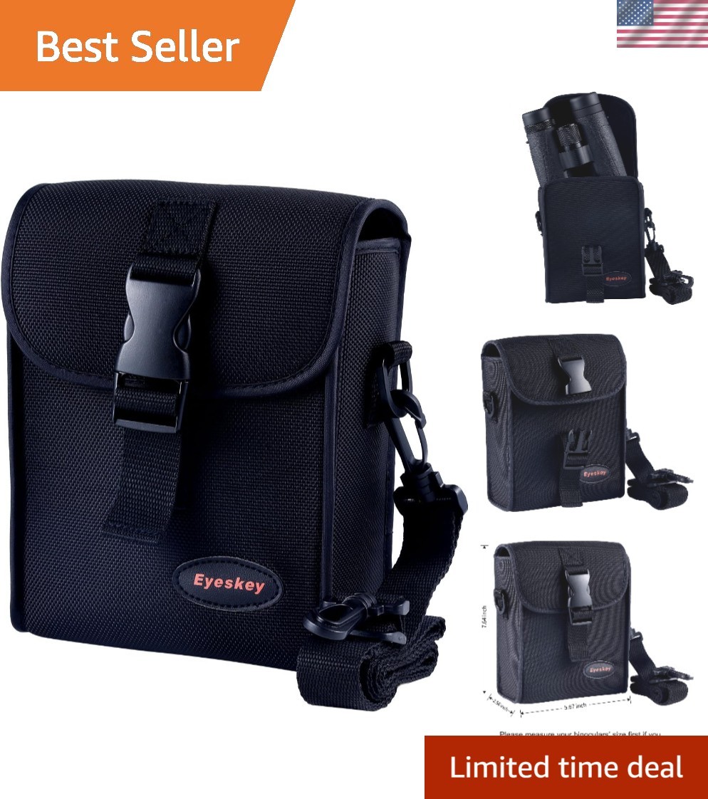 Protective Oxford Binoculars Case for 50mm Roof Prism – Travel-Friendly Design