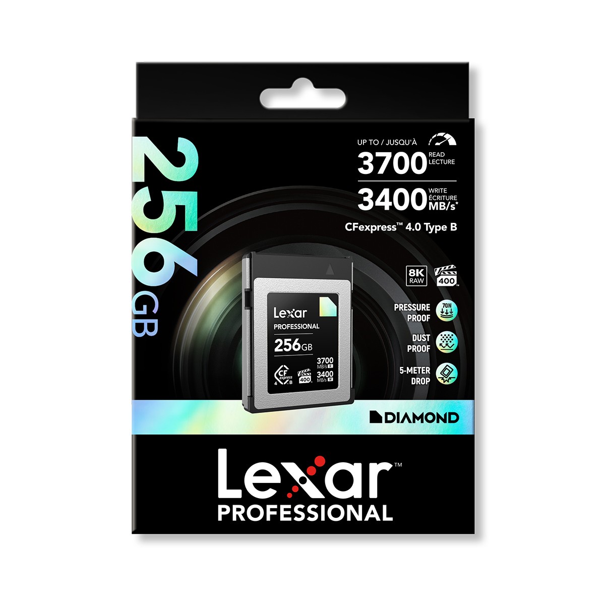 Lexar Diamond Series Professional 256GB CFexpress 4.0 Type-B Memory Card