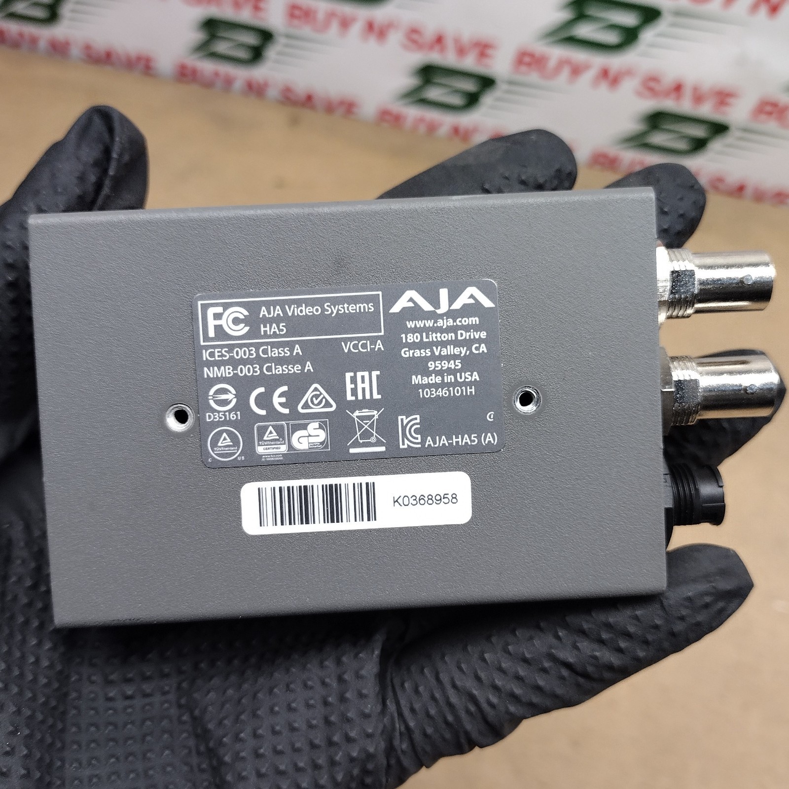 AJA HA5 HDMI to SDI / HD-SDI Converter w/Power Cord – USED