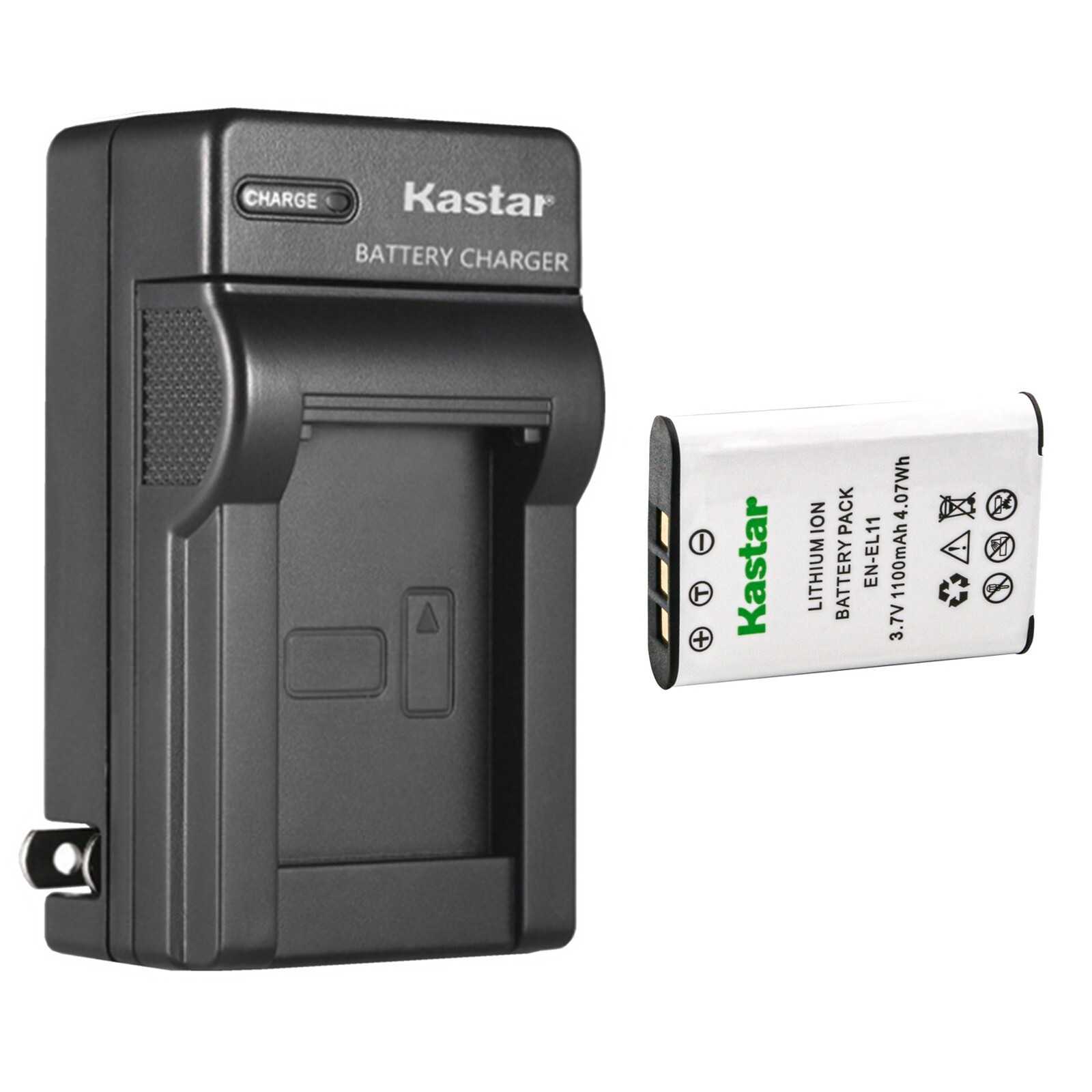 Kastar Battery AC Charger for Pentax D-LI78 D-BC78 Optio L50 Optio M50 Optio M60