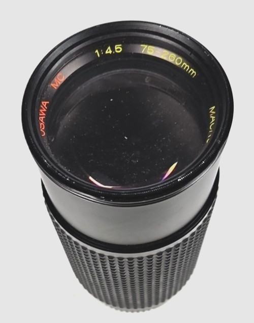 Osawa MC Macro 75-260mm 1:4.5 Zoom Lens 62mmØ No.19105351 Japan