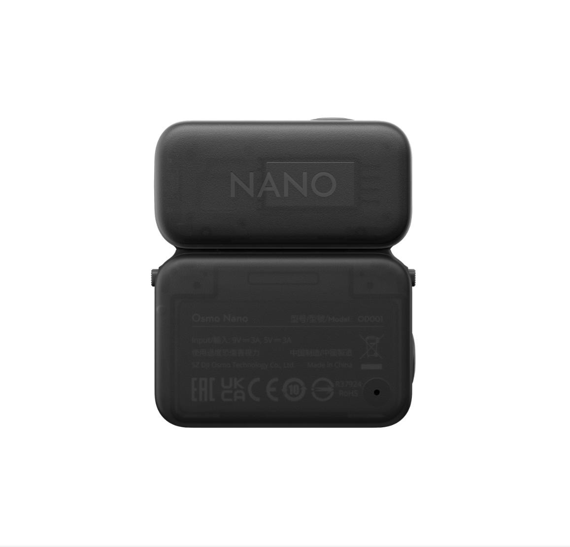 Open Box DJI Osmo Nano 128GB 4K60 1/1.3 Sensor 52g 10M Waterproof Magnetic