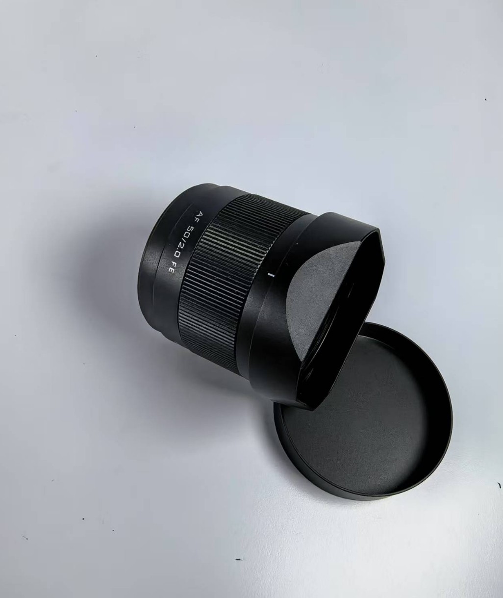 Black Metal Square Lens Hood with Cap Bayonet For Viltrox 50mm F2.0 Lens