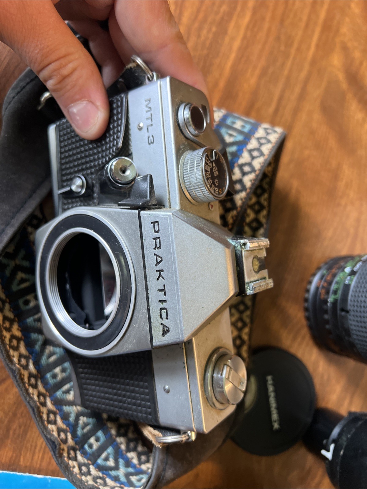 Vintage Praktica MTL-3 Camera with Accessories and Carrying Case Untested