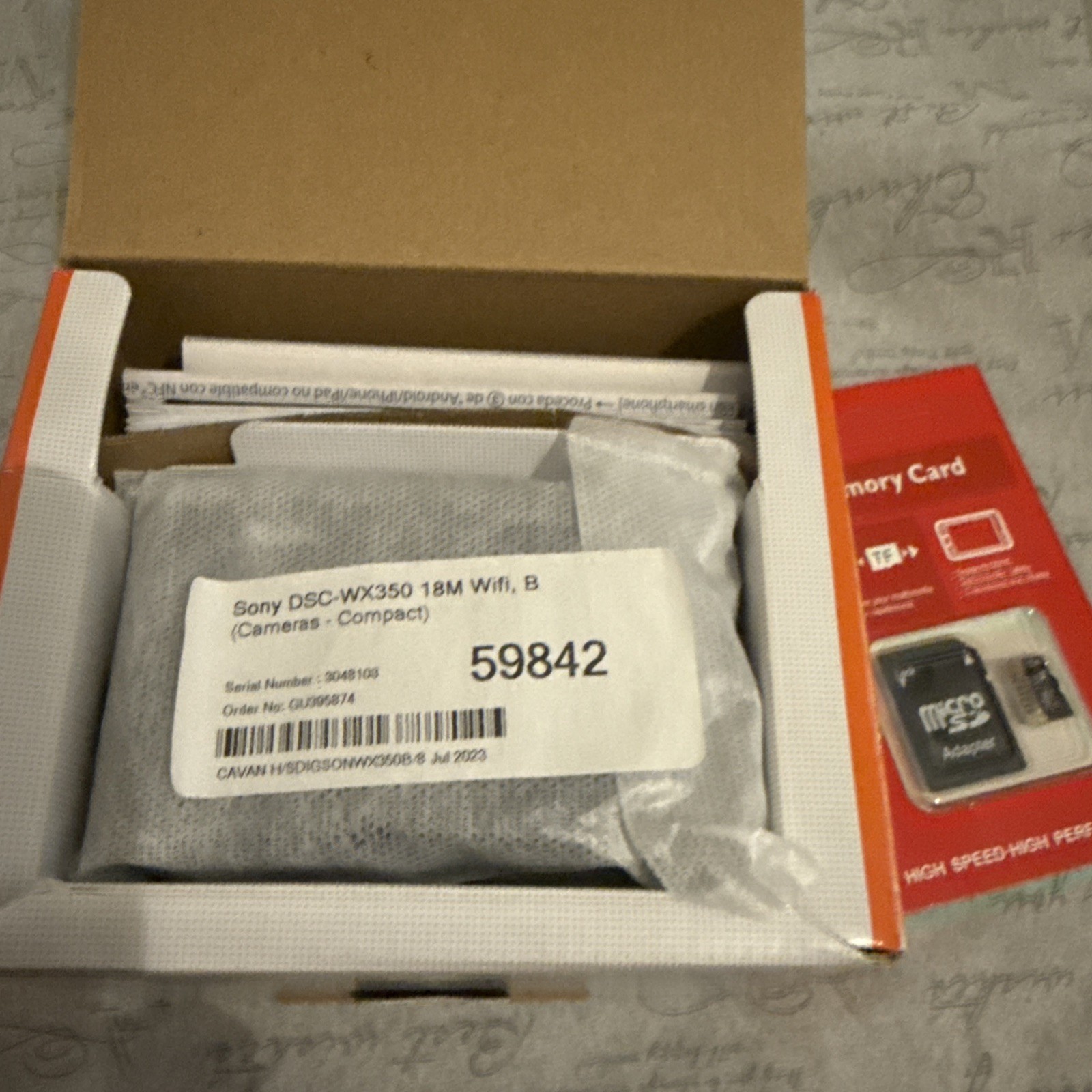Sony Cyber-shot DSC-WX350 18.2MP Digital Camera – Black( 3048108)256gb Sd Card
