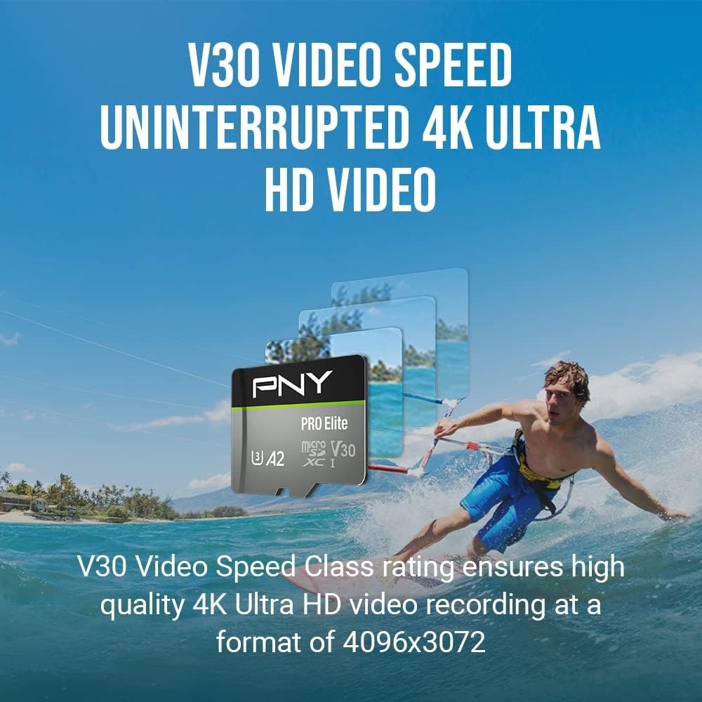 256GB microSDXC Memory Card U3 V30 A2 4K UHD Class 10 100MB/s