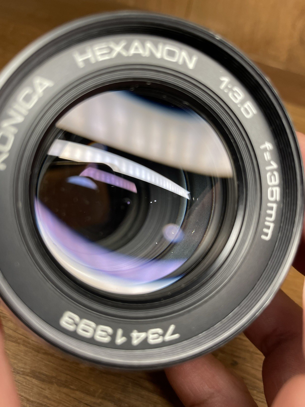 *Early Type 2 Lens : Near Mint* Konica Hexanon 52mm F/1.8 & 135mm F/3.5 AR Mount