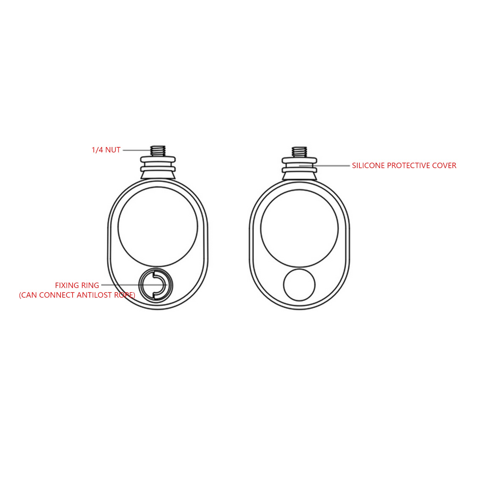 Mini Bullet Time Cord for Insta360 ONE RS/ONE/ONE X2/ONE R/ONE X Camera