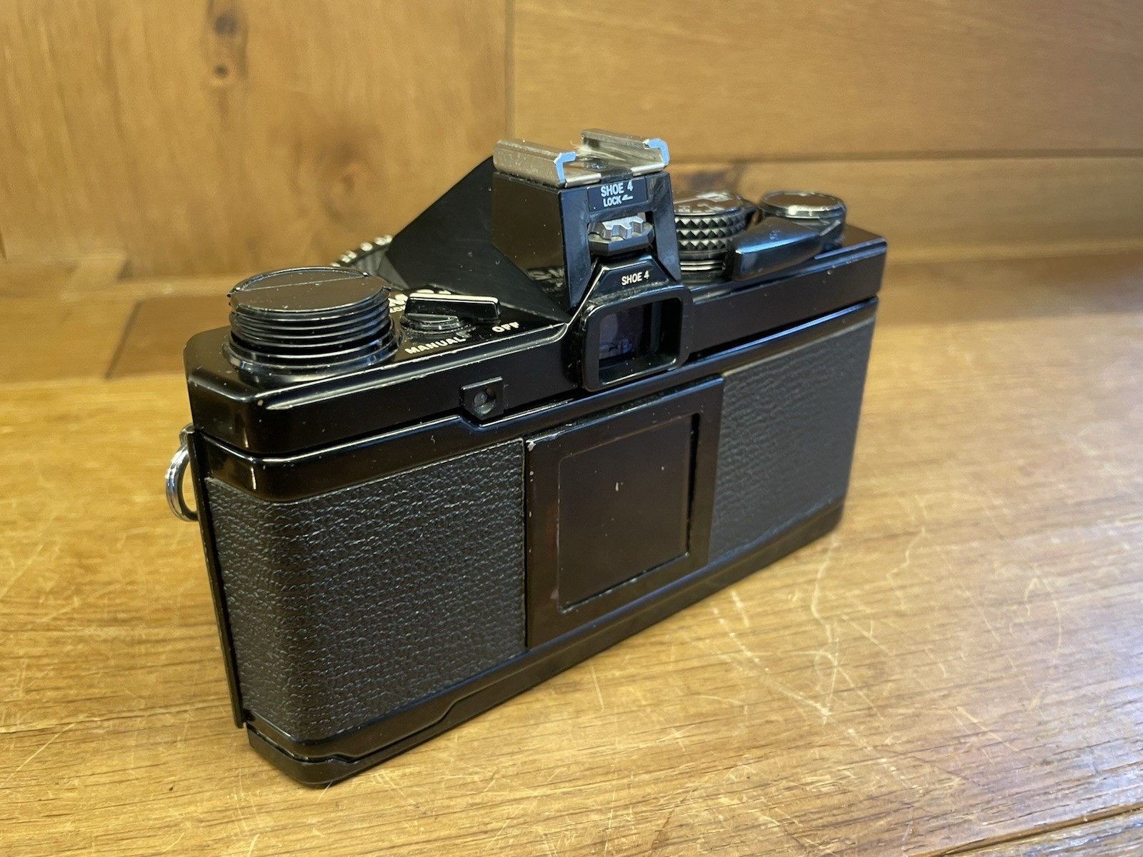 *Near Mint* Olympus OM-2N Black Film Camera Zuiko Auto W 28mm F/3.5 Lens From JP
