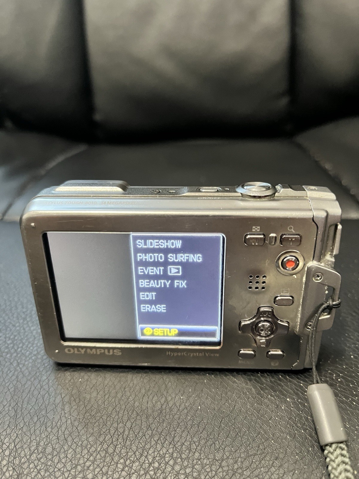 Olympus Stylus Tough-8010 14MP Digital Camera Blue Silver Waterproof Tested
