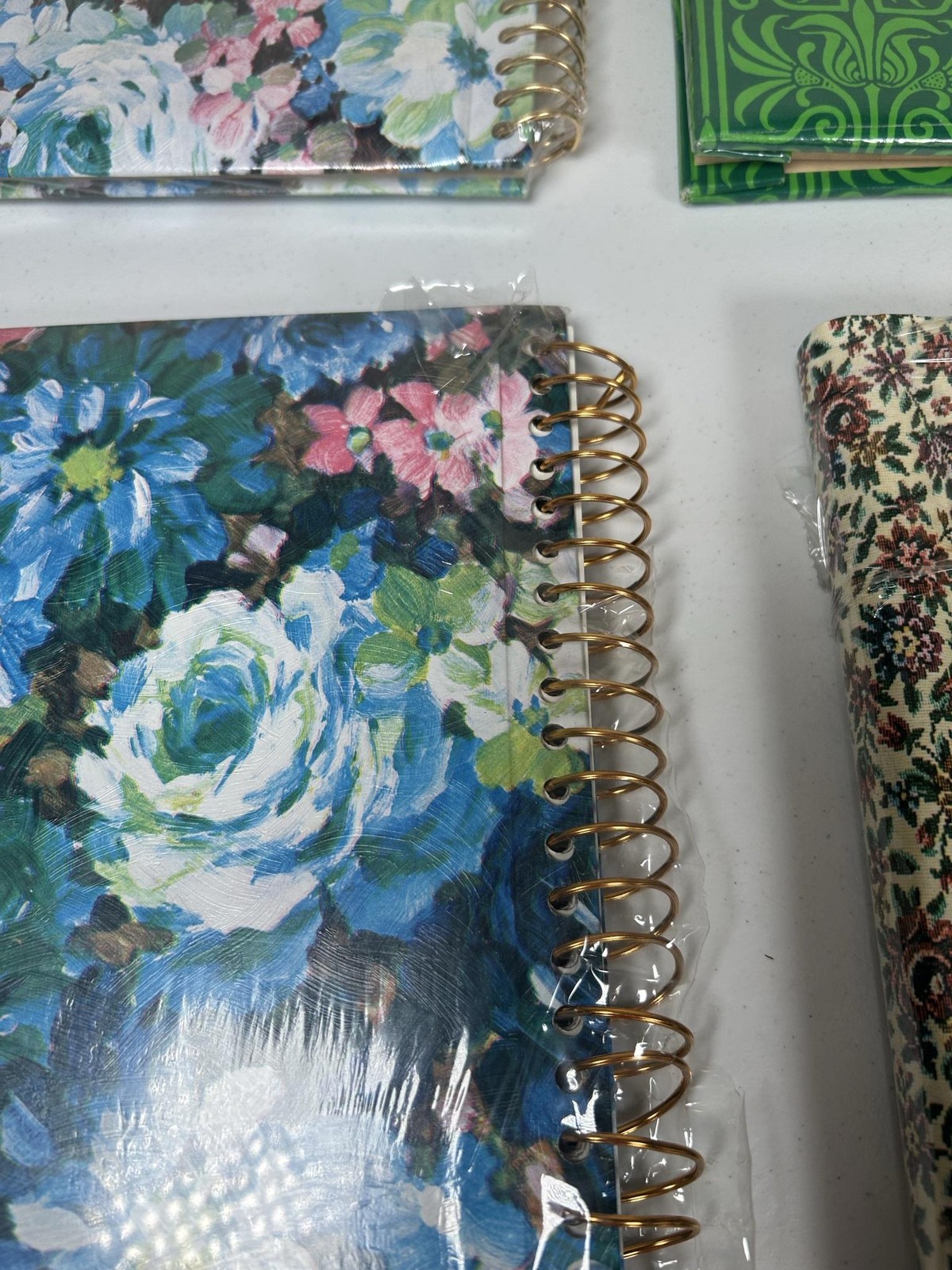 Vintage Photo Album Lot 6 Self-Adhesive Magnetic Floral Travel Kmart Sealed NOS
