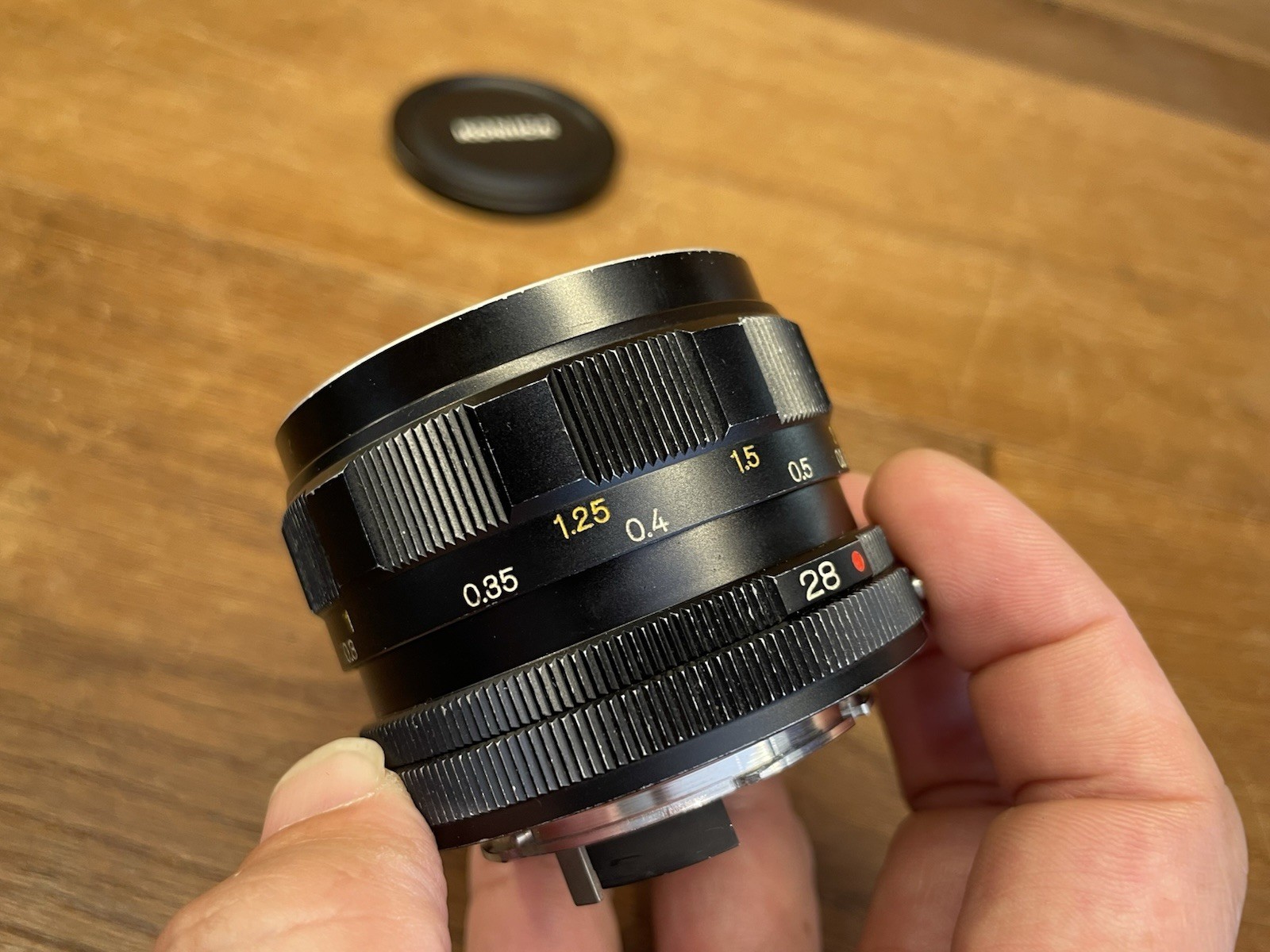 *Mint* Konica Zoom Hexanon AR 35-70mm F/4 w/ Exc+5 Hexanon AR 28mm F/3.5 Lens