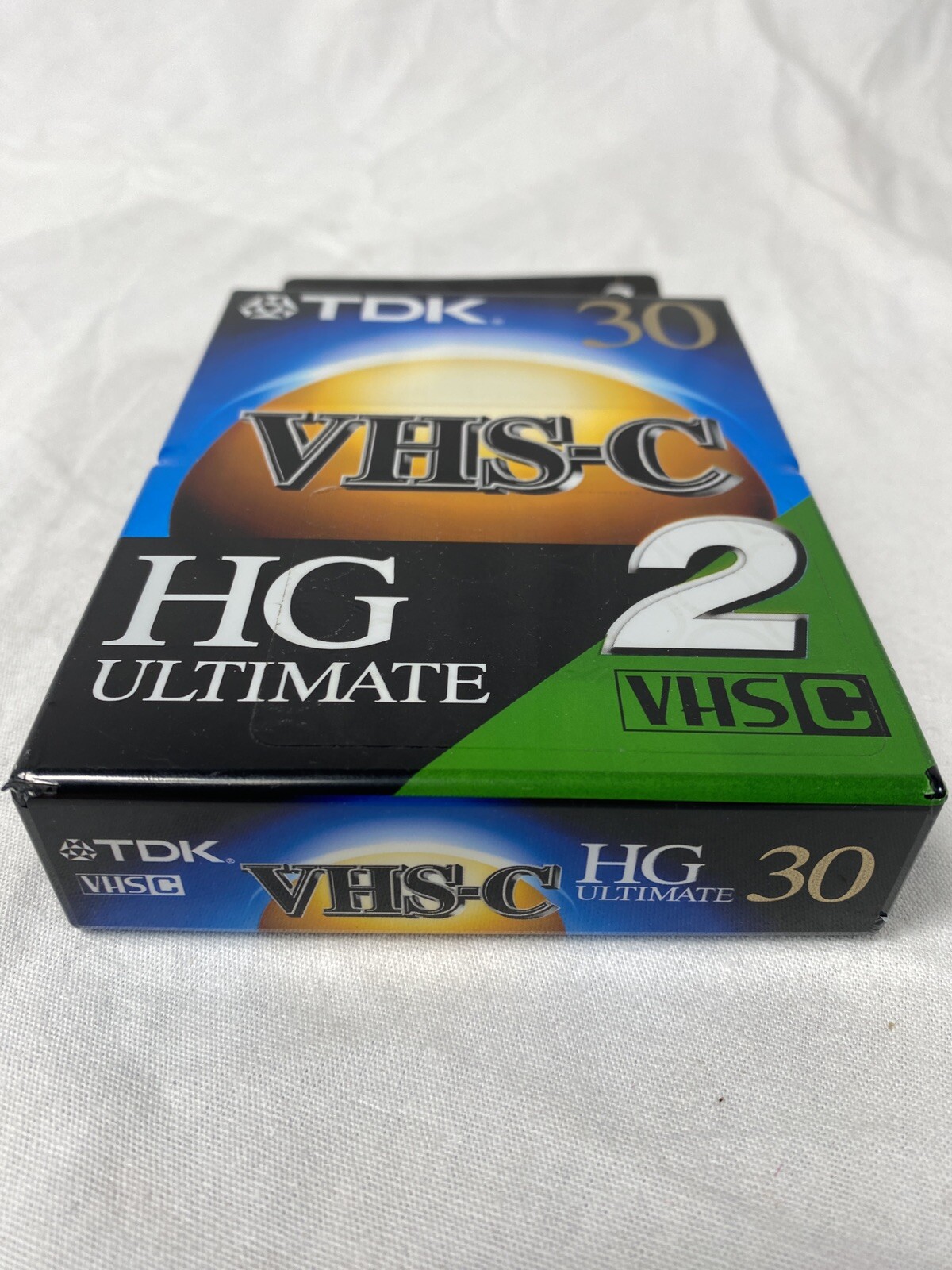 NEW SEALED ~ TDK VHS-C Camcorder Video Tapes HG Ultimate TC-30 ~ 2 Pack