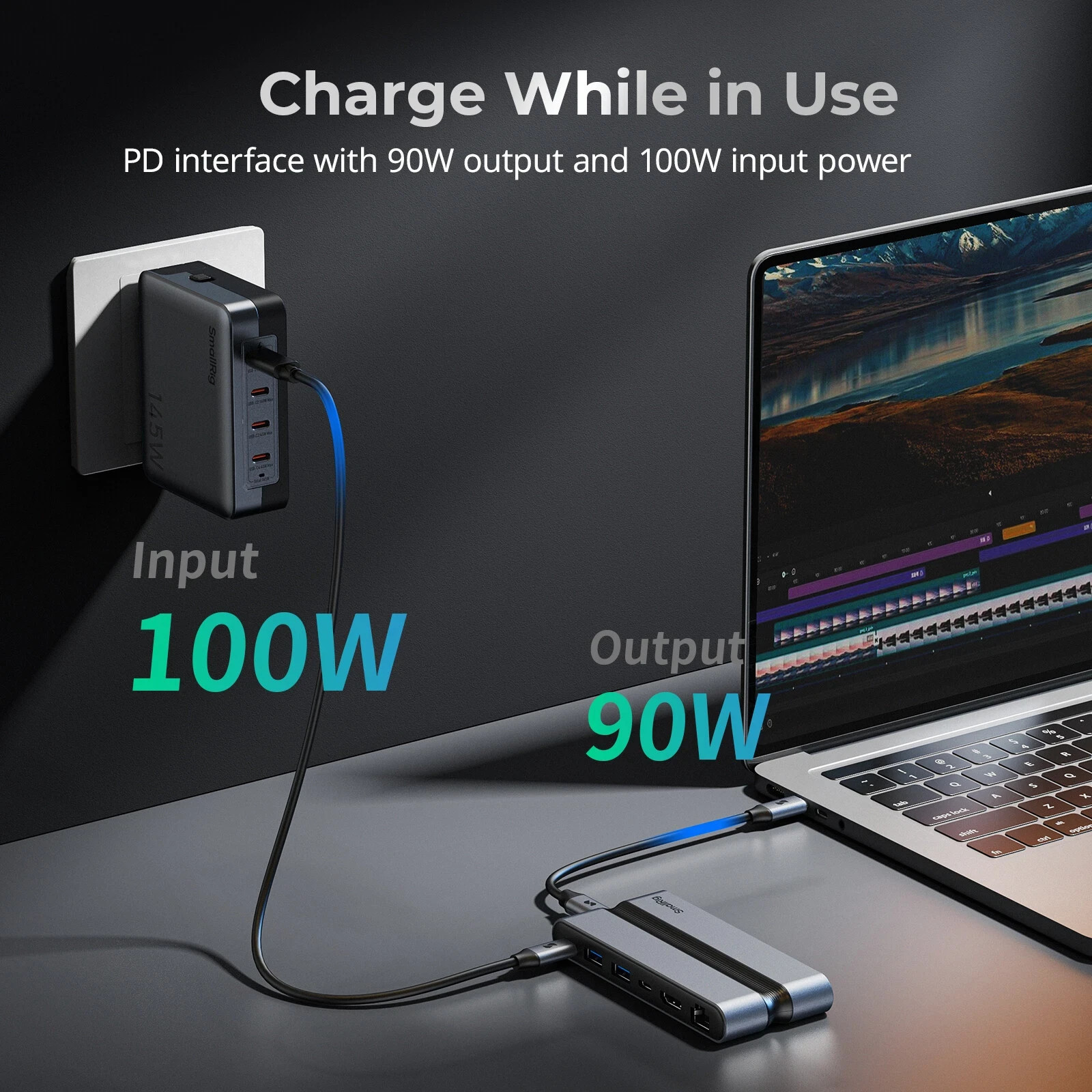 SmallRig 9 in 1 CFexpress Type A Card Reader Docking Station with USB3.2