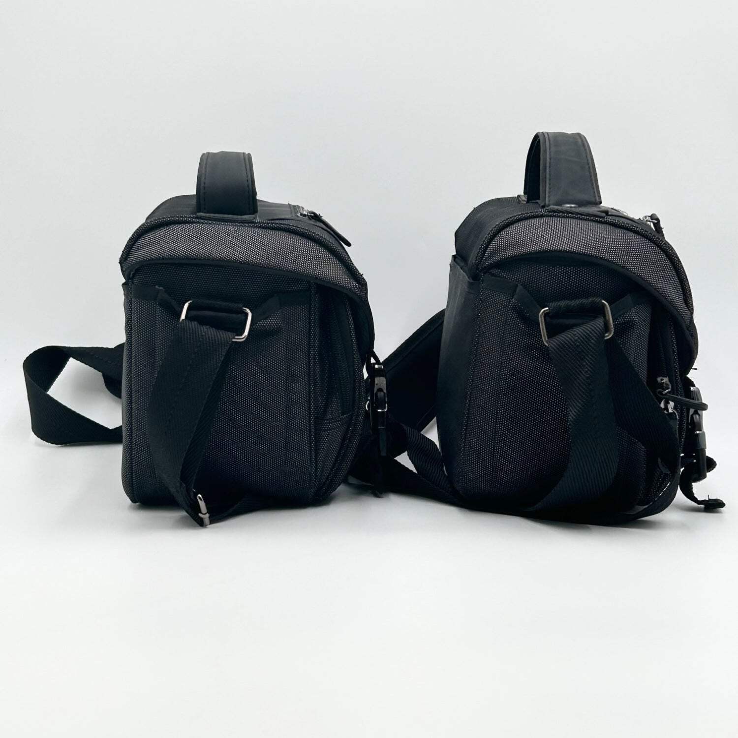 Lot of 2 Nikon Black Nylon Camera Carry/Shoulder Bag with Strap