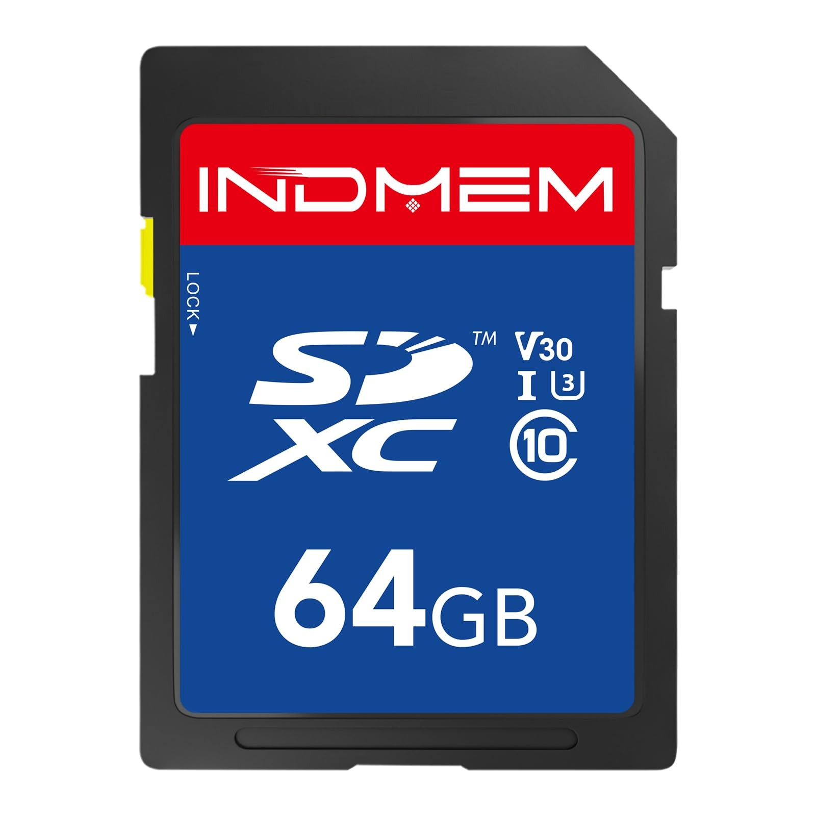 64GB SD Card Up to 90MB/s C10 U3 V30 SDXC UHS-I – Full HD & 4K Video Compatible
