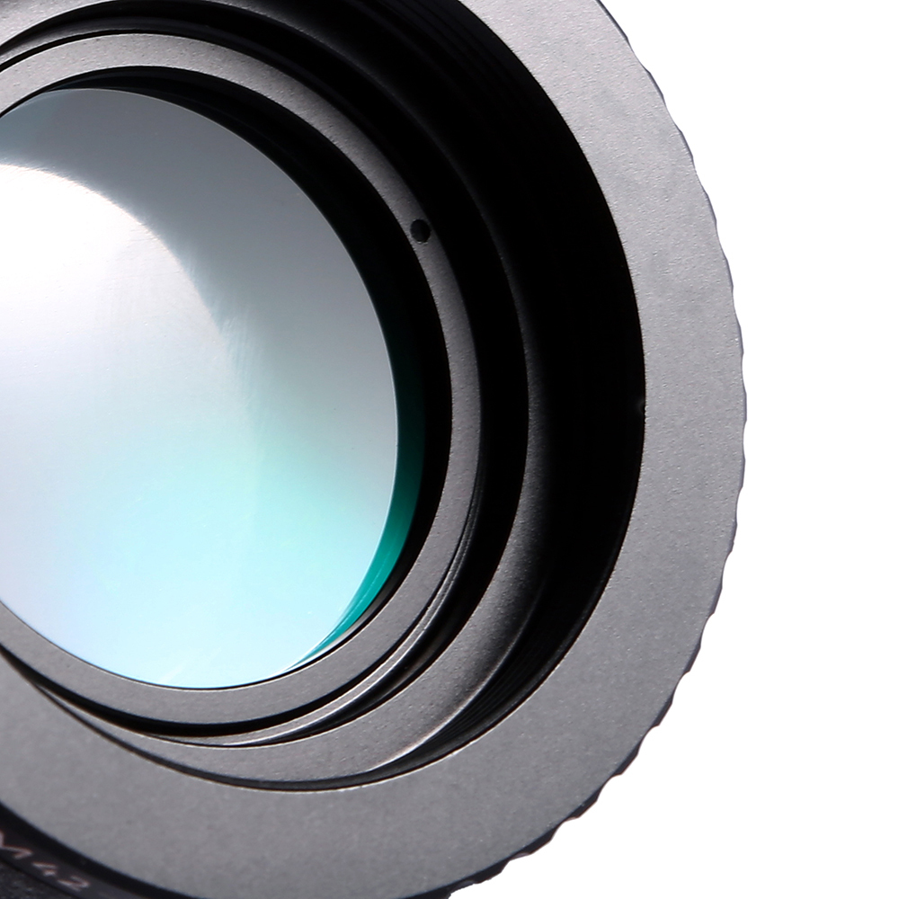 K&F Concept adapter with glass for M42 Screw mount lens to NIKON DSLR camera
