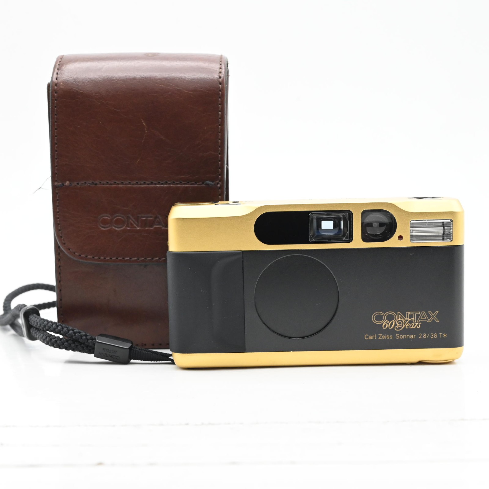 Contax T2 Gold 60 Years Limited Edition Film Camera w/38mm f2.8 T* Lens #087