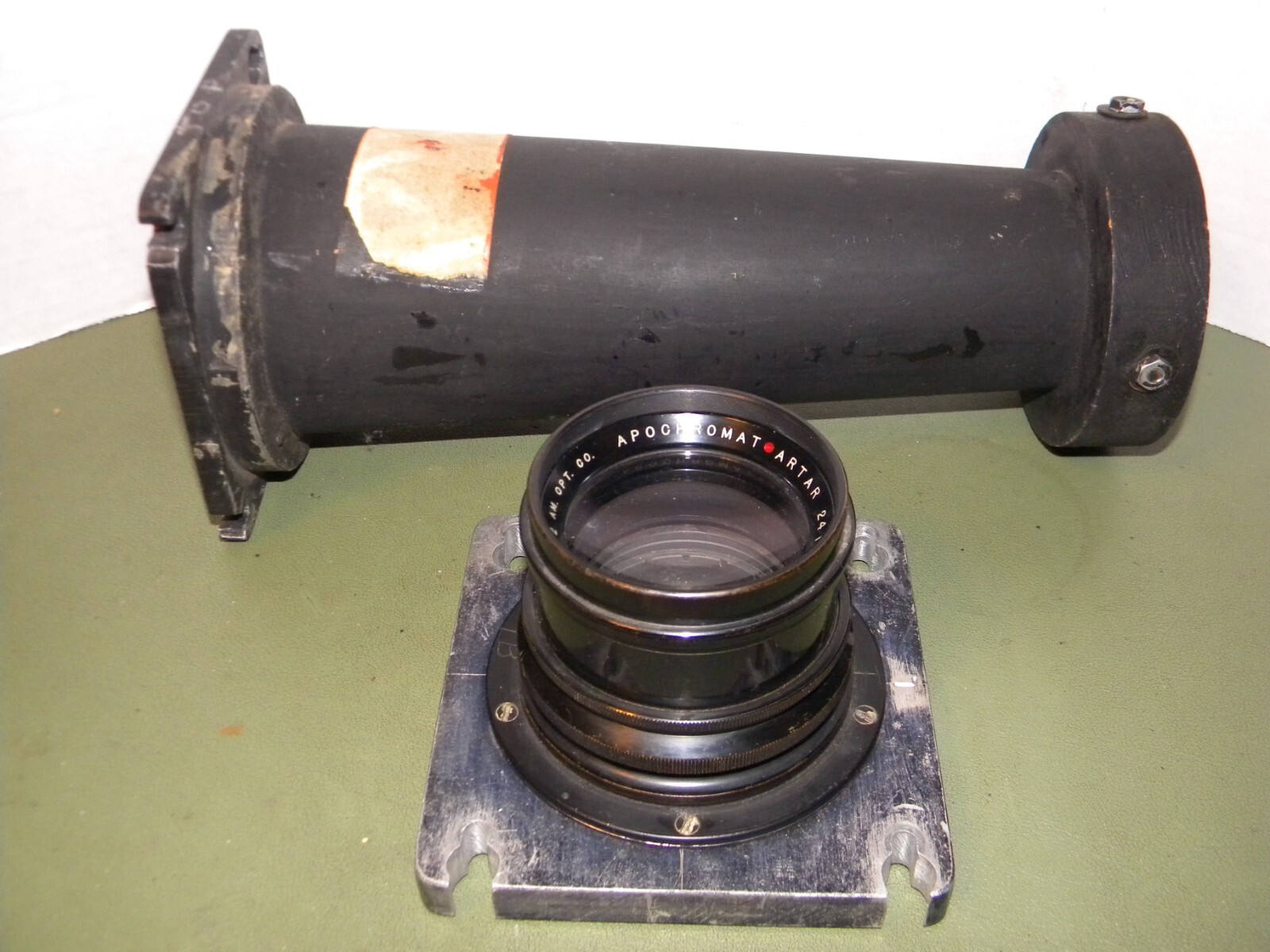 Goerz Red dot Apo Artar 24″ [610mm] F11 Lens for 11X14 #784602 Barely Used Rare
