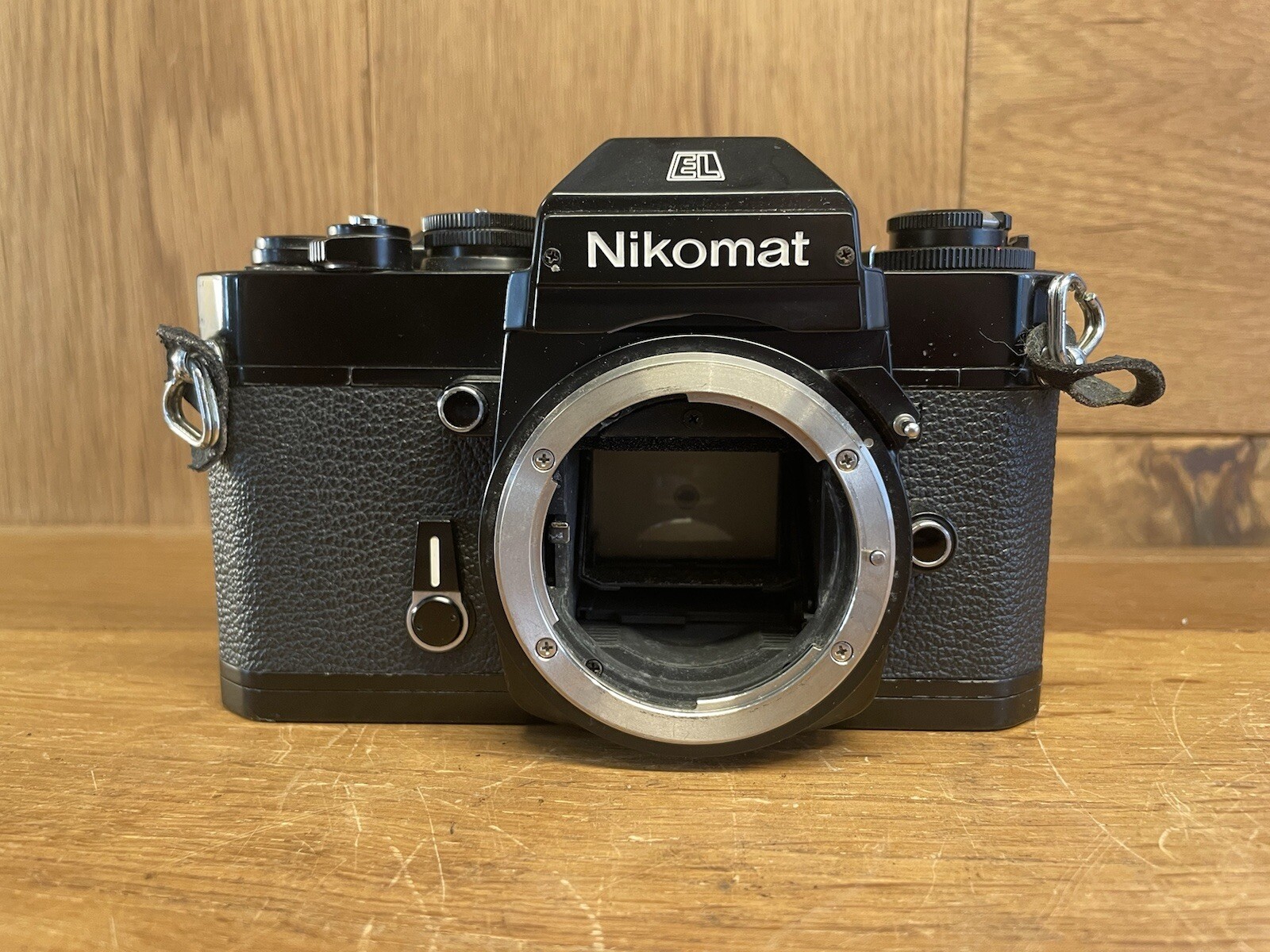 *Rare ELW : APP Mint* Nikon Nikomat ELW EL W Black Film Camera Body From Japan