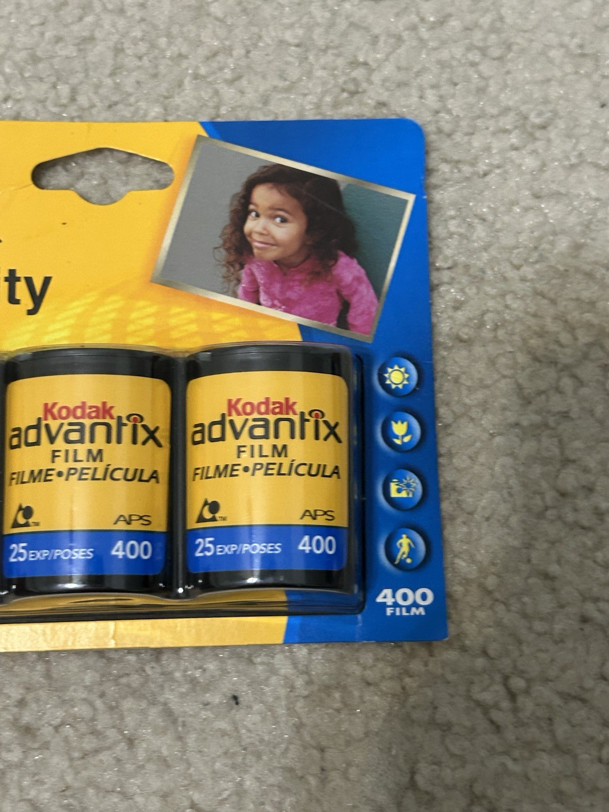 Kodak Advantix Versatility APS Color Film 400 ISO 3 Pack 25 Photos NOS